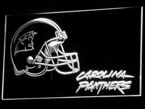 Carolina Panthers Helmet LED Neon Sign